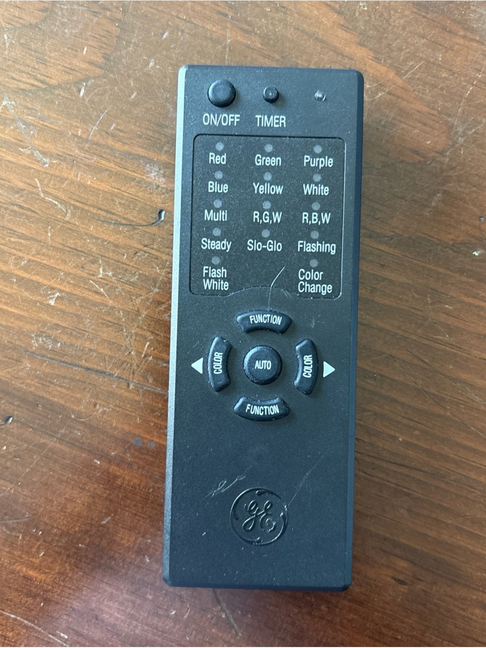 GE Black LED Light Strip Remote Control - Black